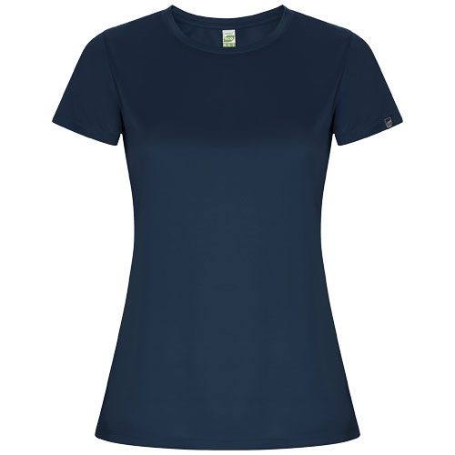 T-shirt sport publicitaire 135g manches courtes femme Imola Roly Bleu marine